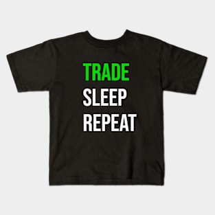 Trade Sleep Repeat Kids T-Shirt